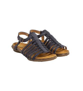 El Naturalista Leather Sandals N5056 Wakataua marine
