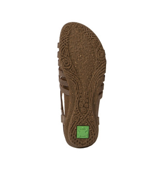 El Naturalista Leather Sandals N5056 Wakataua brown