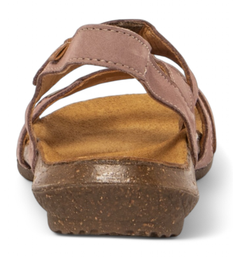 El Naturalista Sandales en cuir N5079 Wakataua rouge roux