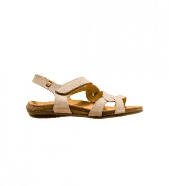 El Naturalista Leather Sandals N5079 Wakataua grey