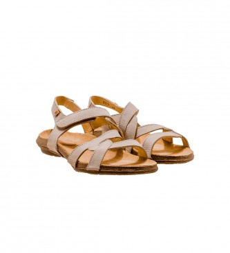 El Naturalista Leather Sandals N5079 Wakataua grey