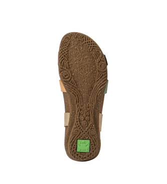 El Naturalista Multicoloured leather sandals N5079S