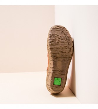 El Naturalista Botas de couro para tornozelo N5133 Yggdrasil vermelho -Altura do calcanhar 5,7 cm
