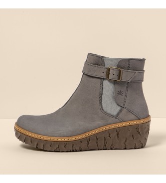 El Naturalista Leather ankle boots N5133 Pleasant grey