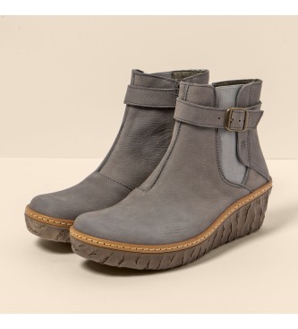 El Naturalista Leather ankle boots N5133 Pleasant grey