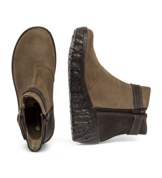 El Naturalista N5133 stivaletto in pelle verde