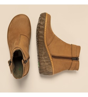 El Naturalista Leather ankle boots N5133 Pleasant Honey / Myth Yggdrasil