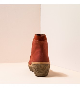 El Naturalista Botas de couro para tornozelo N5146 Yggdrasil russet -Cunha de altura 5.7cm
