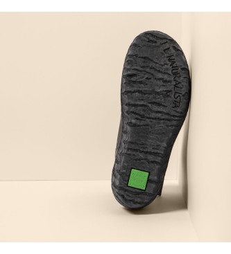 El Naturalista N5167 Myth Yggdrasil botas de couro cinzentas -Altura do salto 5,7cm