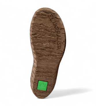 El Naturalista Botins em pele N5168 taupe