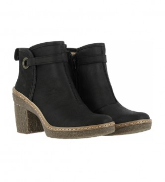 El Naturalista Botines de piel Haya N5179 negro -Altura tacn: 6 cm-