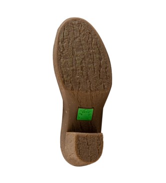 El Naturalista Leather ankle boots N5179 dark green -Heel height: 6cm
