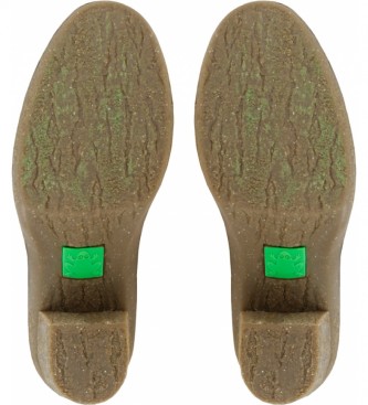 El Naturalista Botas de couro castanho para tornozelo N5179 Pleasant -Altura do calcanhar: 6cm