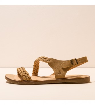 El Naturalista Leather sandals N5192 Tulip Camel