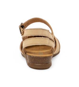 El Naturalista Leather sandals N5207 Stella beige
