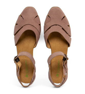 El Naturalista N5207 Stella sandali in pelle rossa tile
