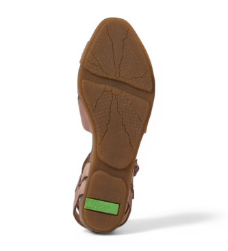 El Naturalista N5207 Stella sandali in pelle rossa tile