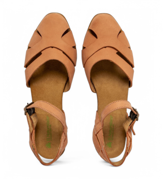 El Naturalista N5207 Sandali Stella in pelle corallo