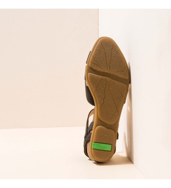 El Naturalista Pleasant Schwarz Stella schwarz Ledersandalen Pleasant Schwarz Stella schwarz 