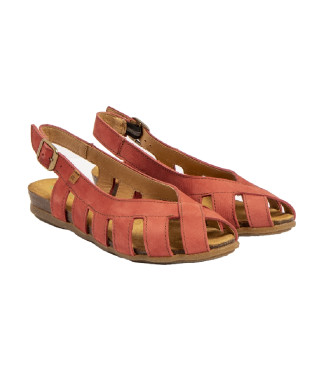 El Naturalista Leder Sandalen N5213 Stella rot