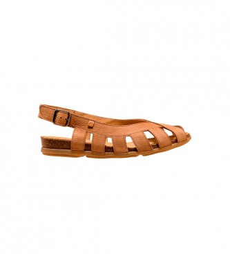 El Naturalista Leather Sandals N5213 Stella light brown