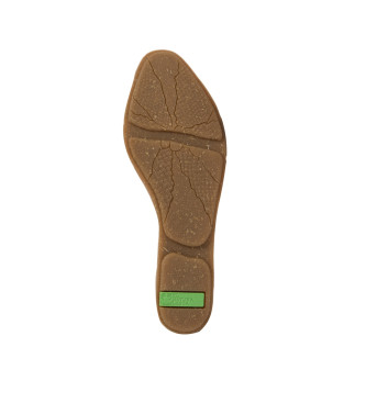 El Naturalista Brown Leather Sandals N5213 Stella
