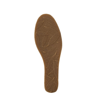 El Naturalista Skórzane sandały N5260 Almazara różowe - Wysokość klina 6,5cm