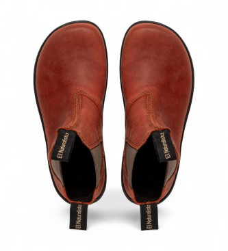 El Naturalista Botas de couro N5262 Nomada vermelho