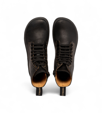 El Naturalista Arizona Leather Ankle Boots Black