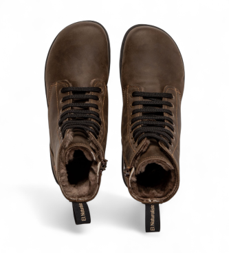 El Naturalista Skórzane buty za kostkę N5264C Nomada brązowe