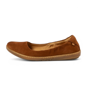 El Naturalista N5300 Ballerine in pelle color corallo