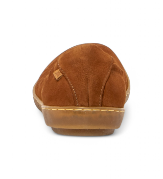 El Naturalista N5300 Ballerine in pelle color corallo