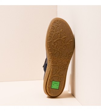 El Naturalista Leather ballerinas N5301 Navy coral