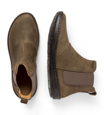 El Naturalista Skórzane buty za kostkę N5310 zielone