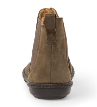 El Naturalista Skórzane buty za kostkę N5310 zielone