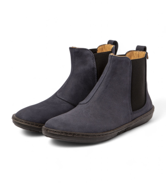 El Naturalista Leather ankle boots N5310 navy