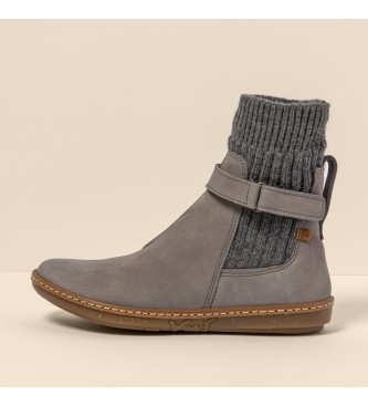 El Naturalista Leather ankle boots N5318 Pleasant Ash/Coral