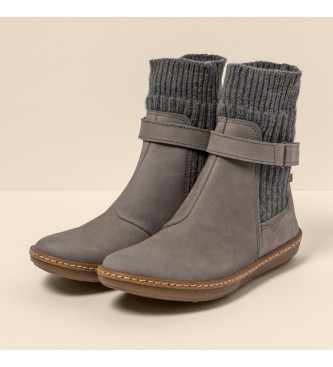 El Naturalista Leather ankle boots N5318 Pleasant Ash/Coral