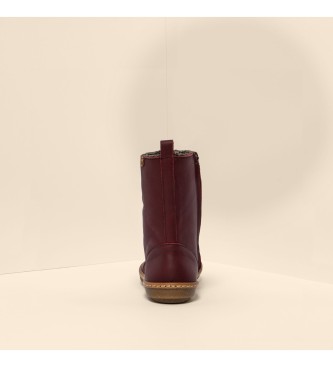 El Naturalista Leather ankle boots N5319 cherry