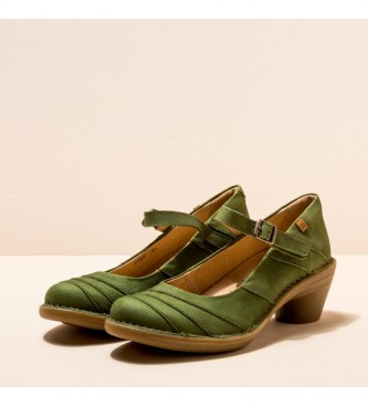 EL NATURALISTA Chaussures en cuir N5327 Aqua green -Hauteur du talon 5,5cm