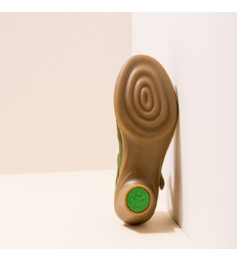 EL NATURALISTA Chaussures en cuir N5327 Aqua green -Hauteur du talon 5,5cm