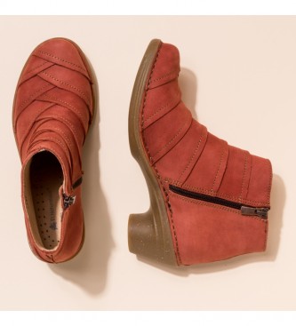 El Naturalista Leather ankle boots N5337 Aqua russet brown -Heel height 5,5cm