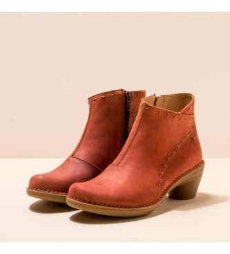 El Naturalista Leather ankle boots N5338 Aqua russet brown -Heel height 5,5cm