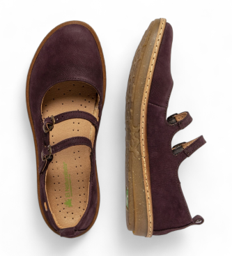 El Naturalista Sabrinas de couro coral lils N5348