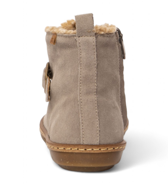 El Naturalista Leather ankle boots N5349 taupe