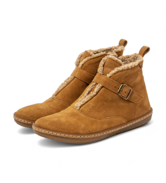 El Naturalista Botines de Piel N5349 Coral marrn