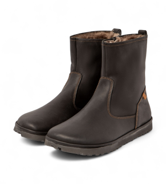 El Naturalista Botas de couro Arizona pretas