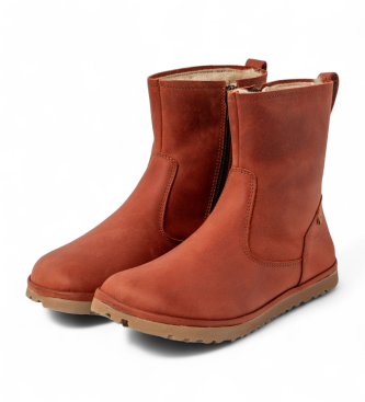 El Naturalista Leather ankle boots N5375 Arizona red