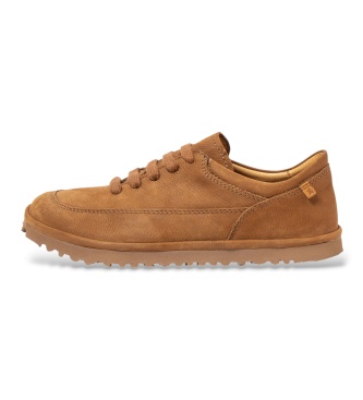 El Naturalista Tribe Light Brown Leather Sneakers N5377