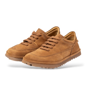 El Naturalista Tribe Light Brown Leather Sneakers N5377